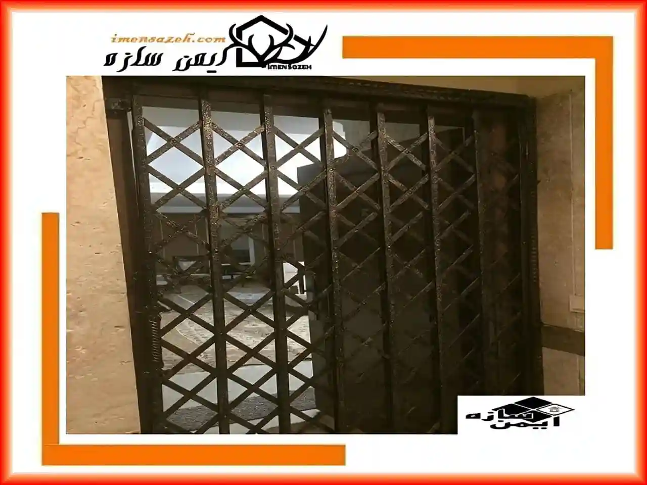 درب اکاردئونی برای آپارتمان