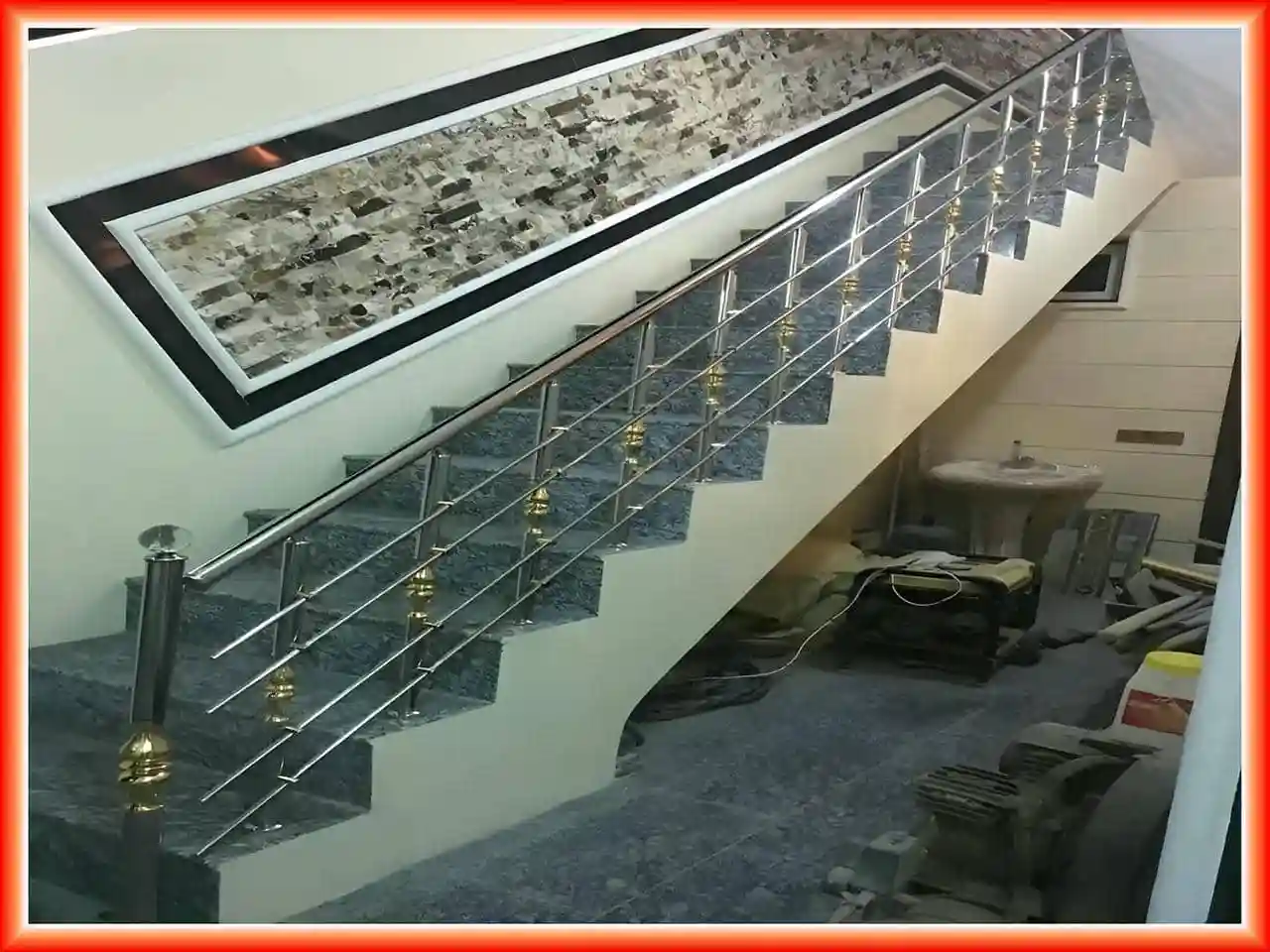 نرده استیل زیبا و شیک