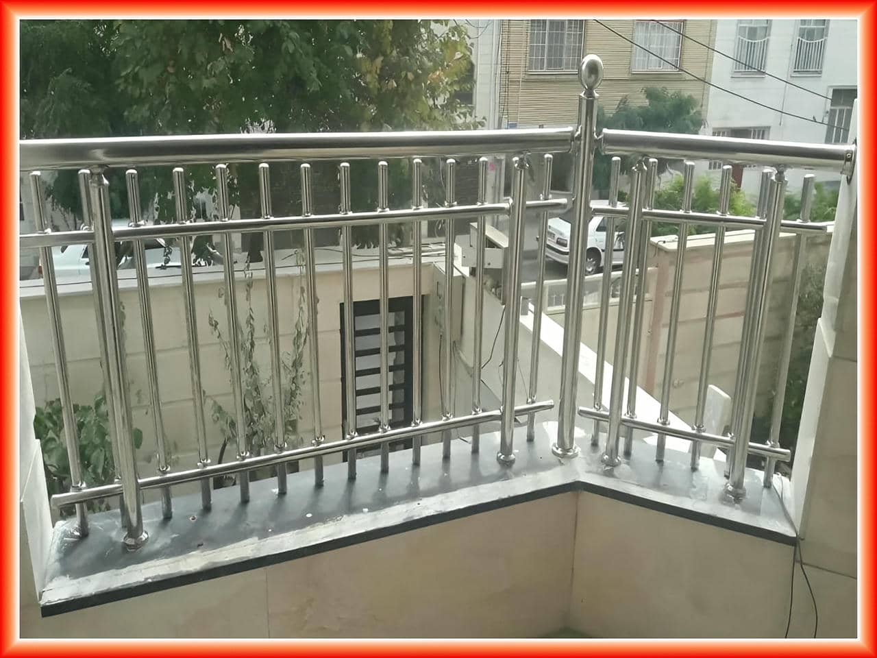 نصب انواع نرده استیل آپارتمانی