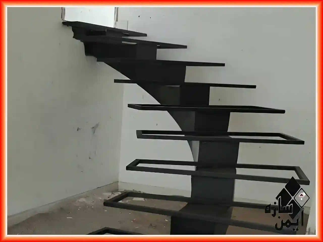 تولید انواع پله های آهنی