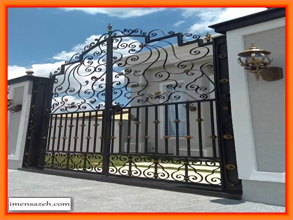 ساختار درب حیاط ویلایی ساختار درب حیاط ویلایی