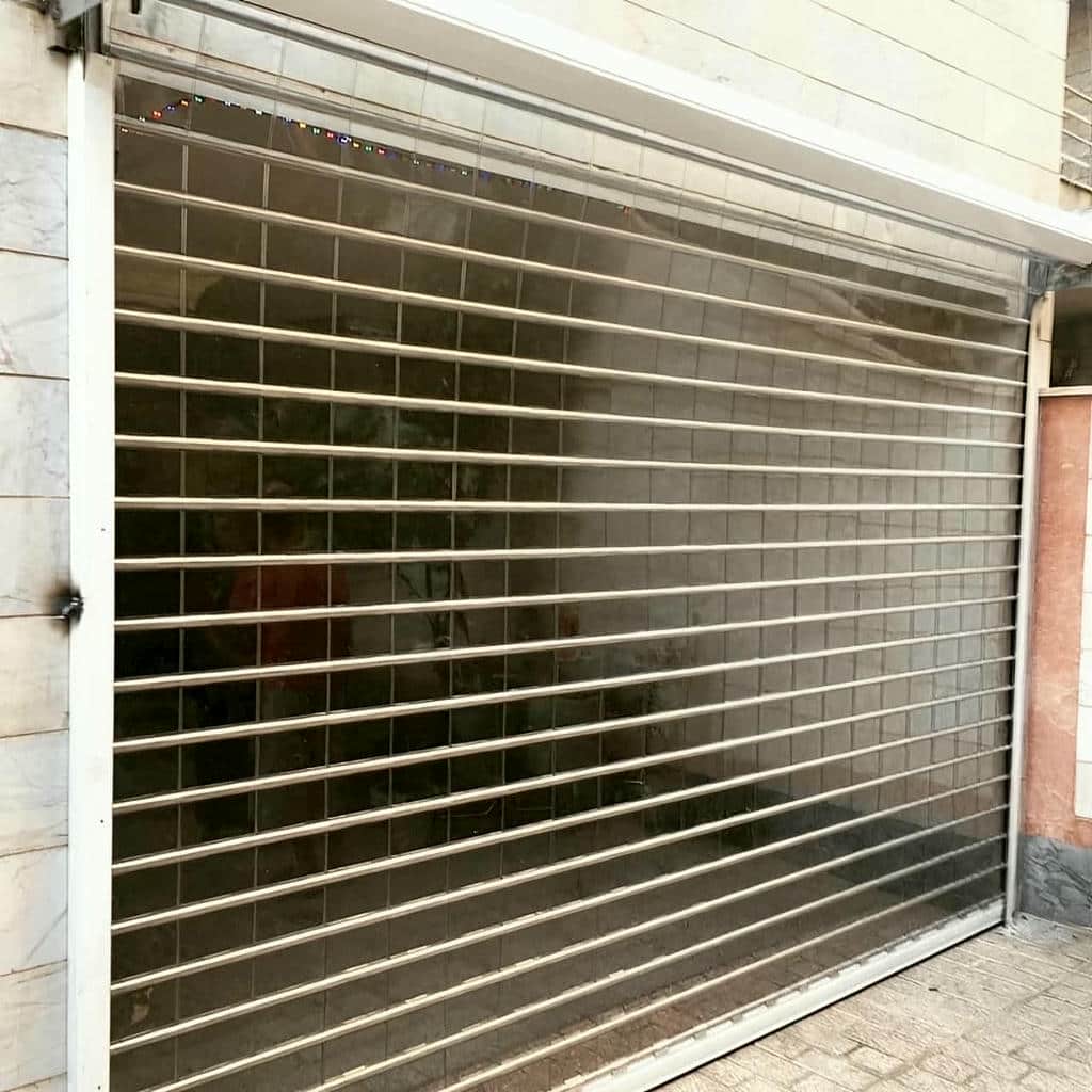 قیمت درب کرکره ای شفاف پارکینگ