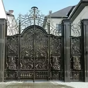 خرید درب پارکینگ فرفورژه کلاسیک خرید درب پارکینگ فرفورژه کلاسیک