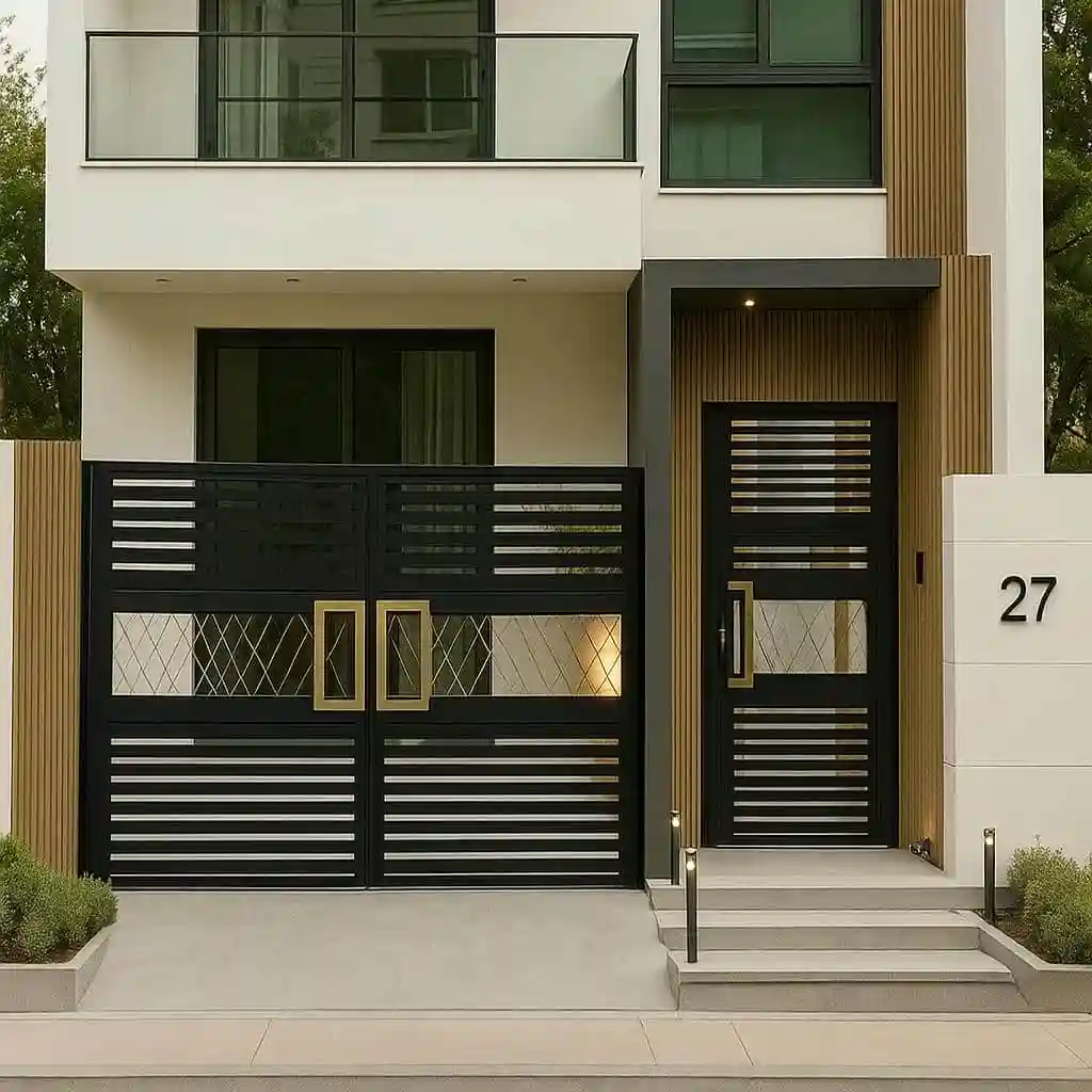 درب موریس برای ورودی ساختمان