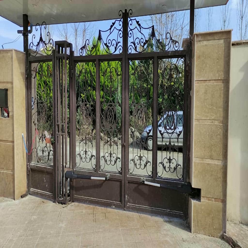 نصب جک درب پارکینگ چشمی استاندارد در گرگان