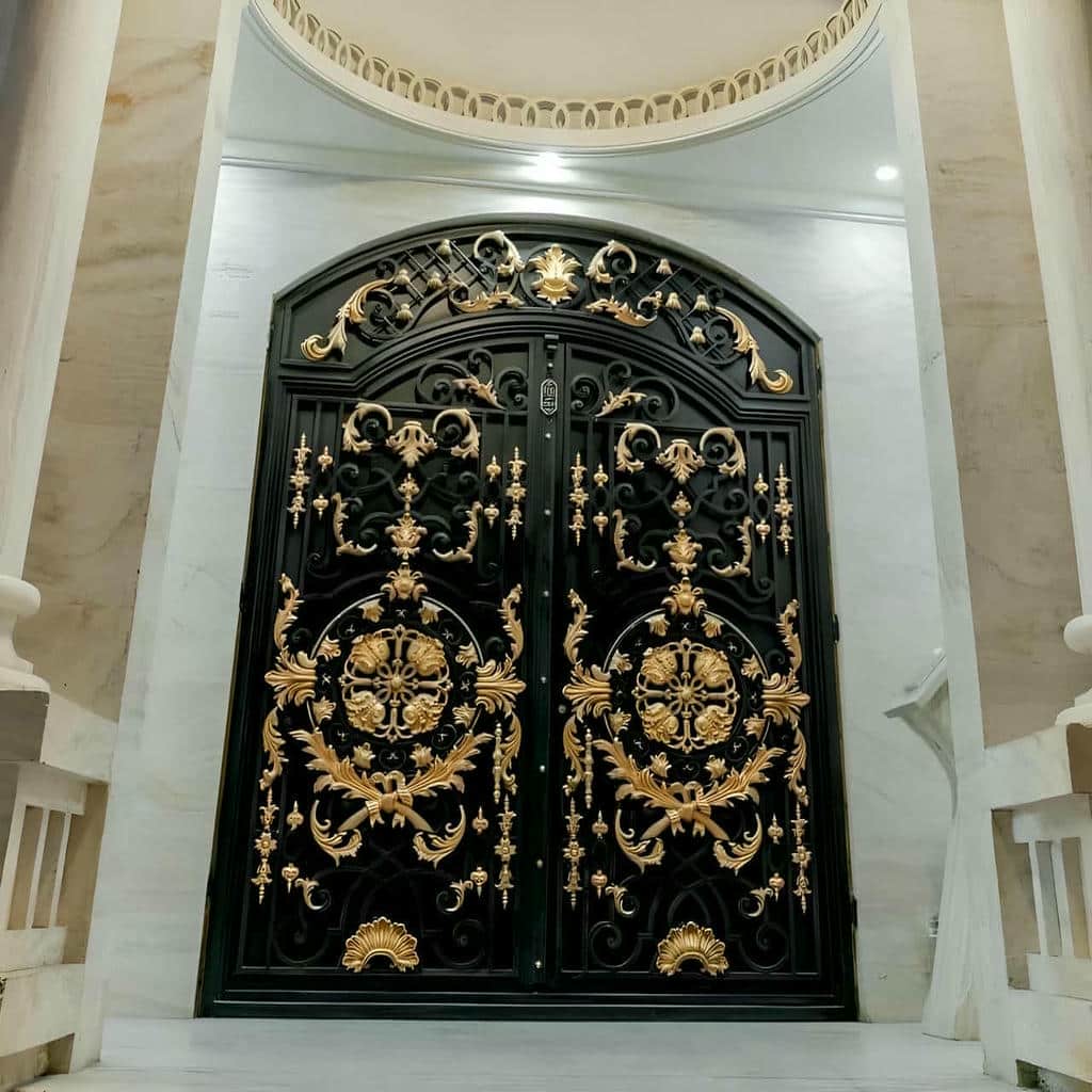 کارخانه درب حیاط فرفورژه فلزی پروفیل دقیق در نوشهر