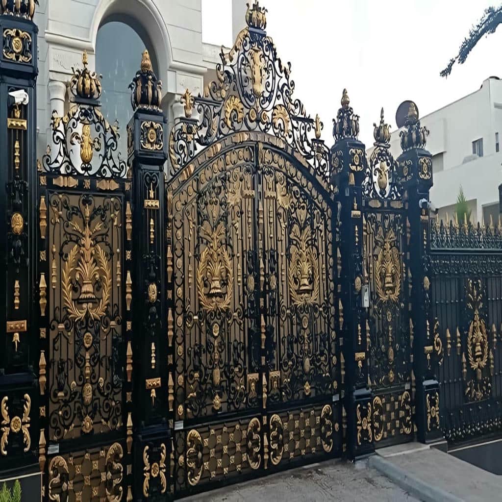 قیمت درب حیاط فرفورژه فلزی تحویل زمان بندی شده در تهران