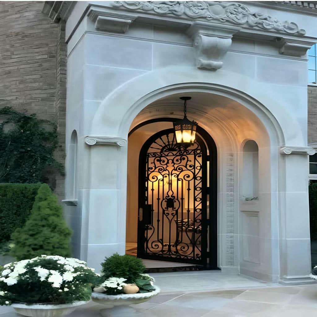 قیمت درب حیاط فرفورژه فلزی ویلایی در سمنان