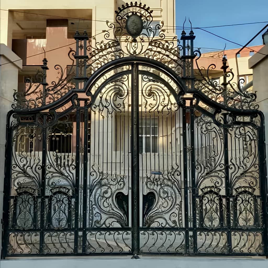 قیمت درب حیاط فرفورژه فلزی ویلایی در استان گیلان