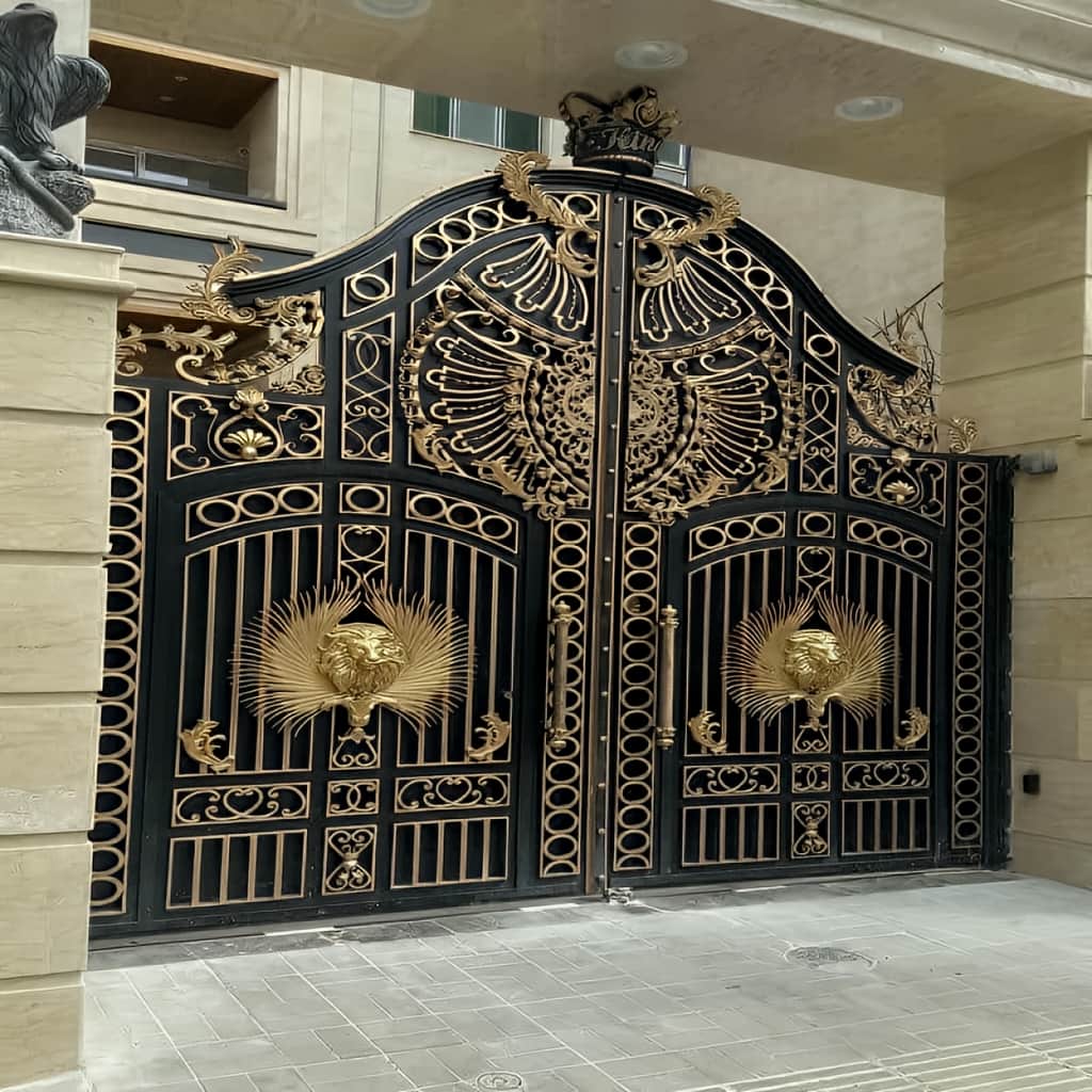 قیمت درب حیاط فرفورژه فلزی بازبینی جوش در تهران