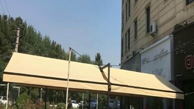 سایبان برقی در شهریار