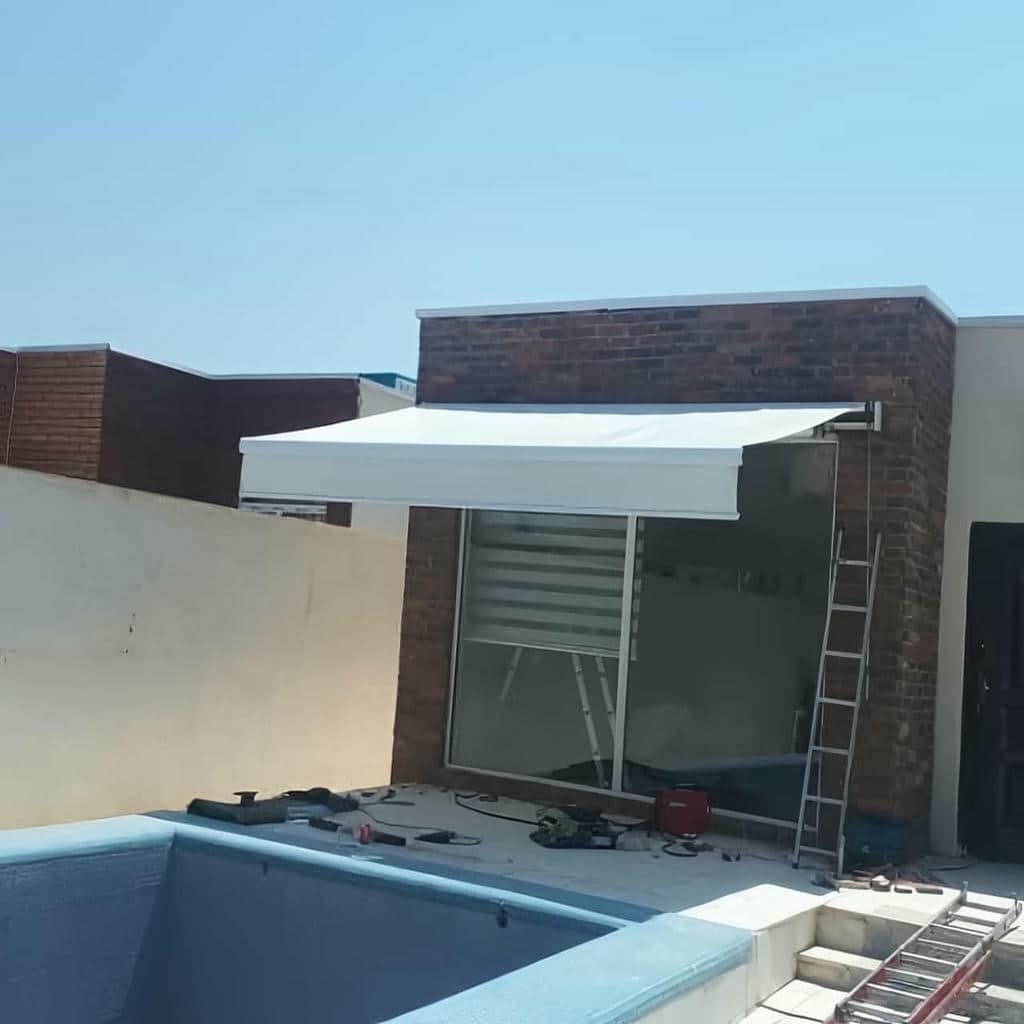 کارخانه سایبان برقی ضدآب در مهرشهر کرج