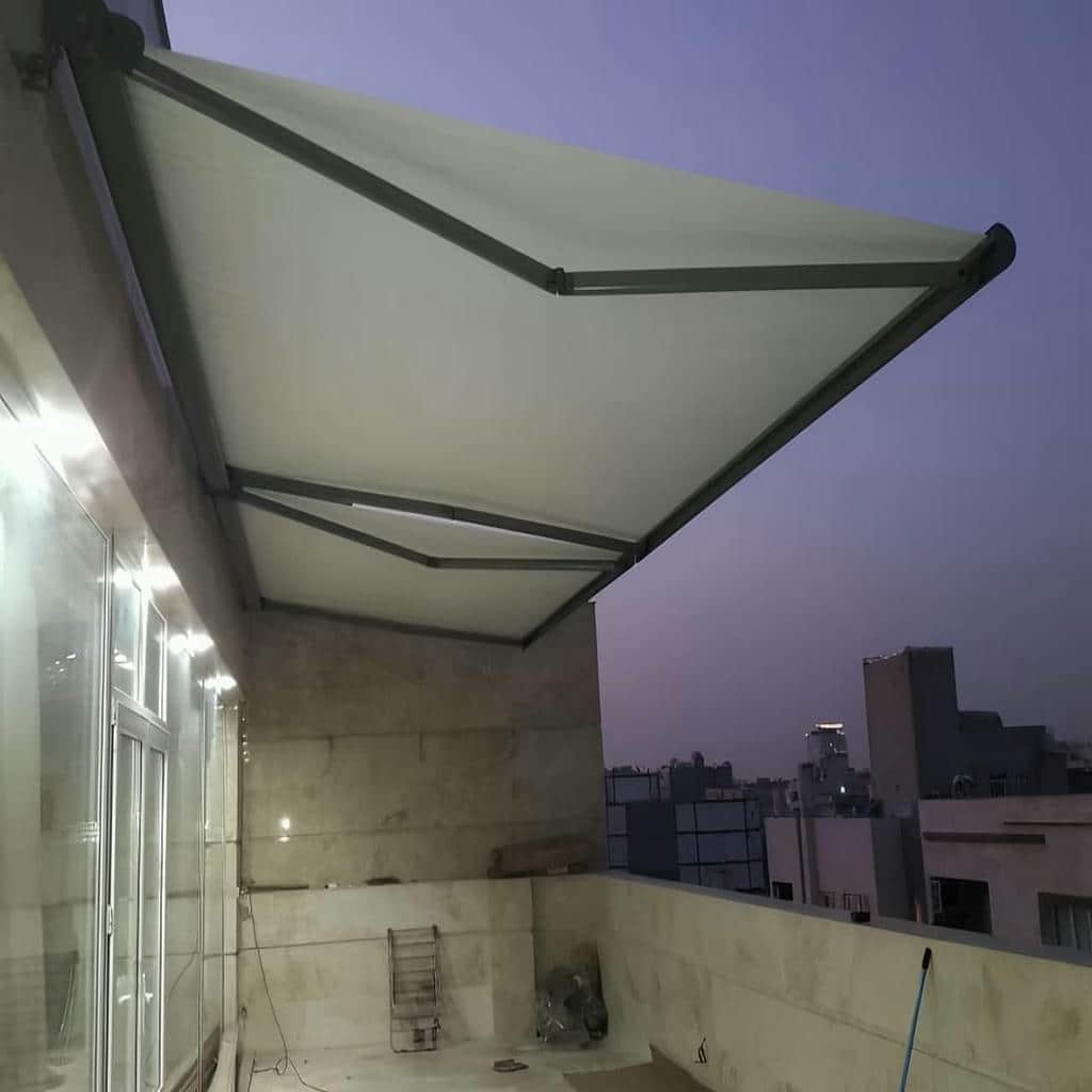 قیمت سایبان برقی بازویی در بومهن