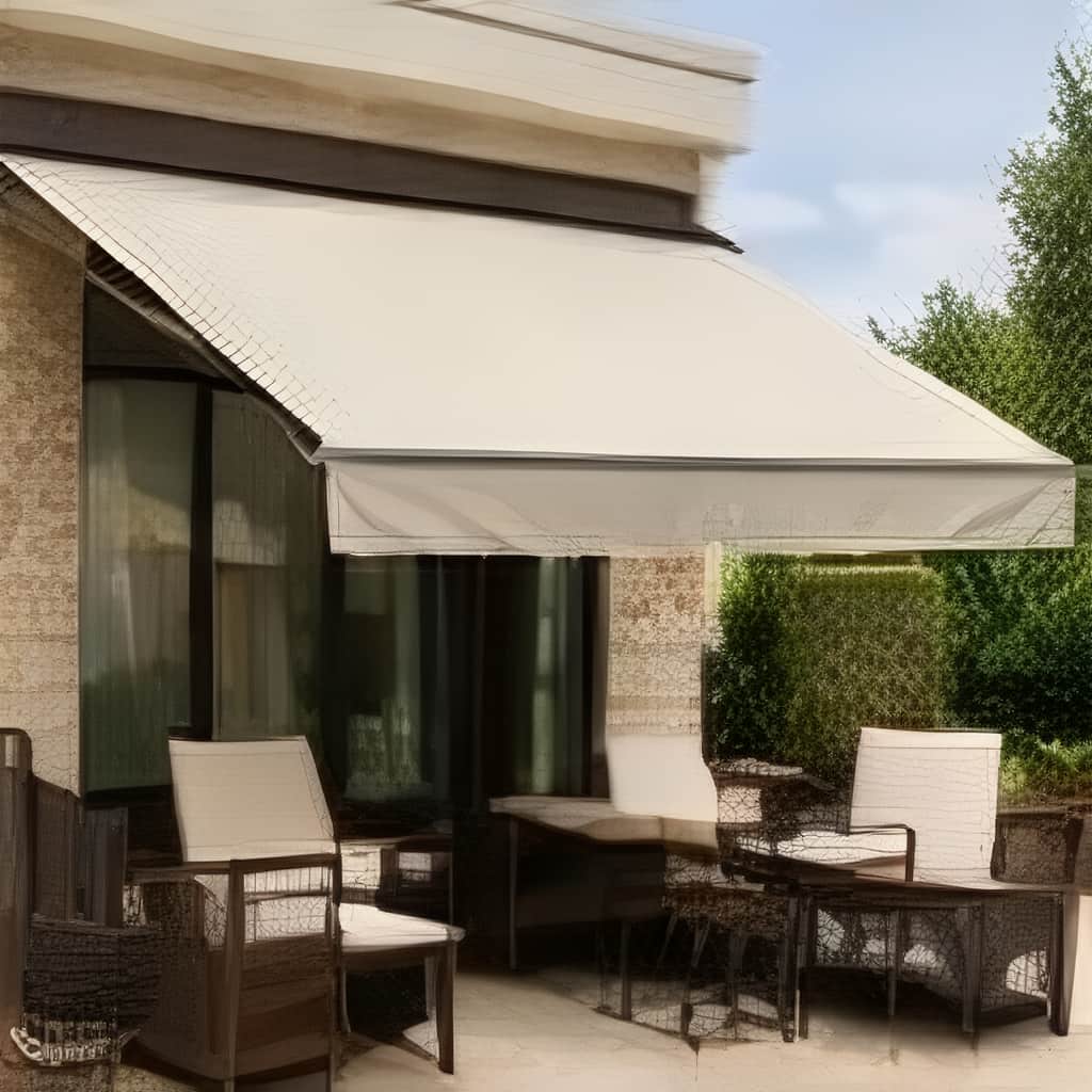 سایبان برقی در بومهن