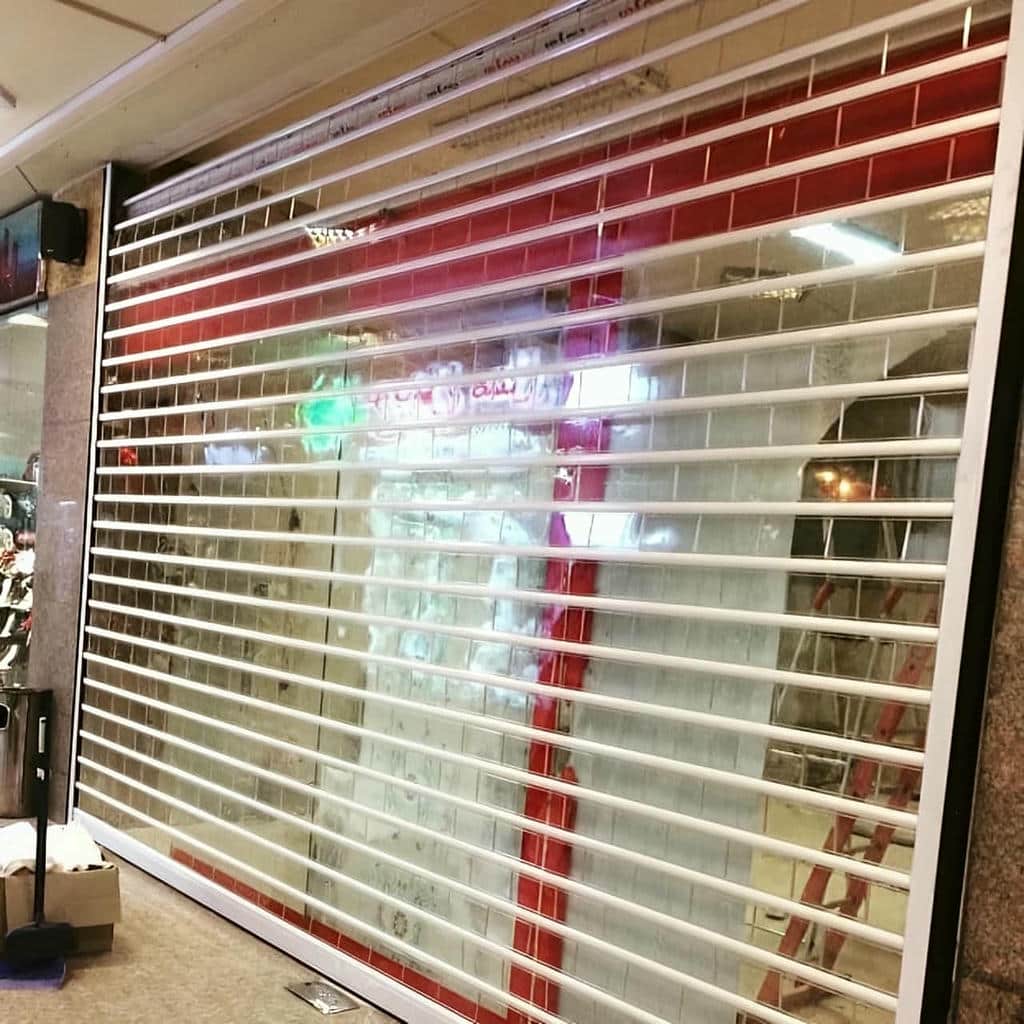 نصب کرکره برقی تراز دقیق در پرند
