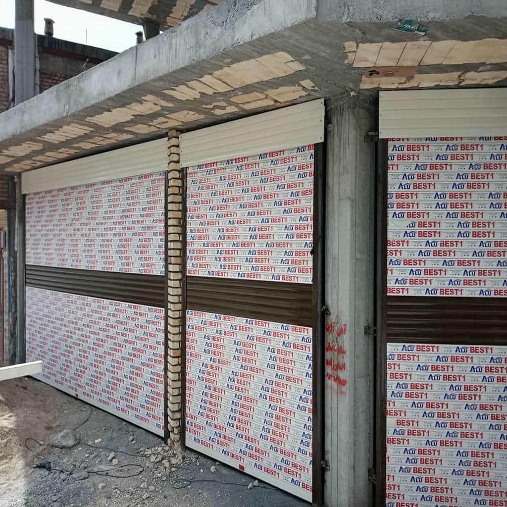 کارخانه کرکره برقی مغازه تجاری در اردبیل