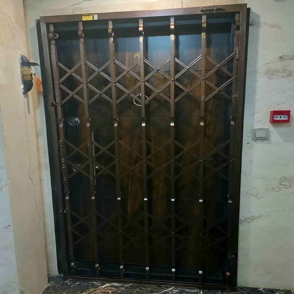 خرید درب آکاردئونی قفل ضدبرش در نظرآباد