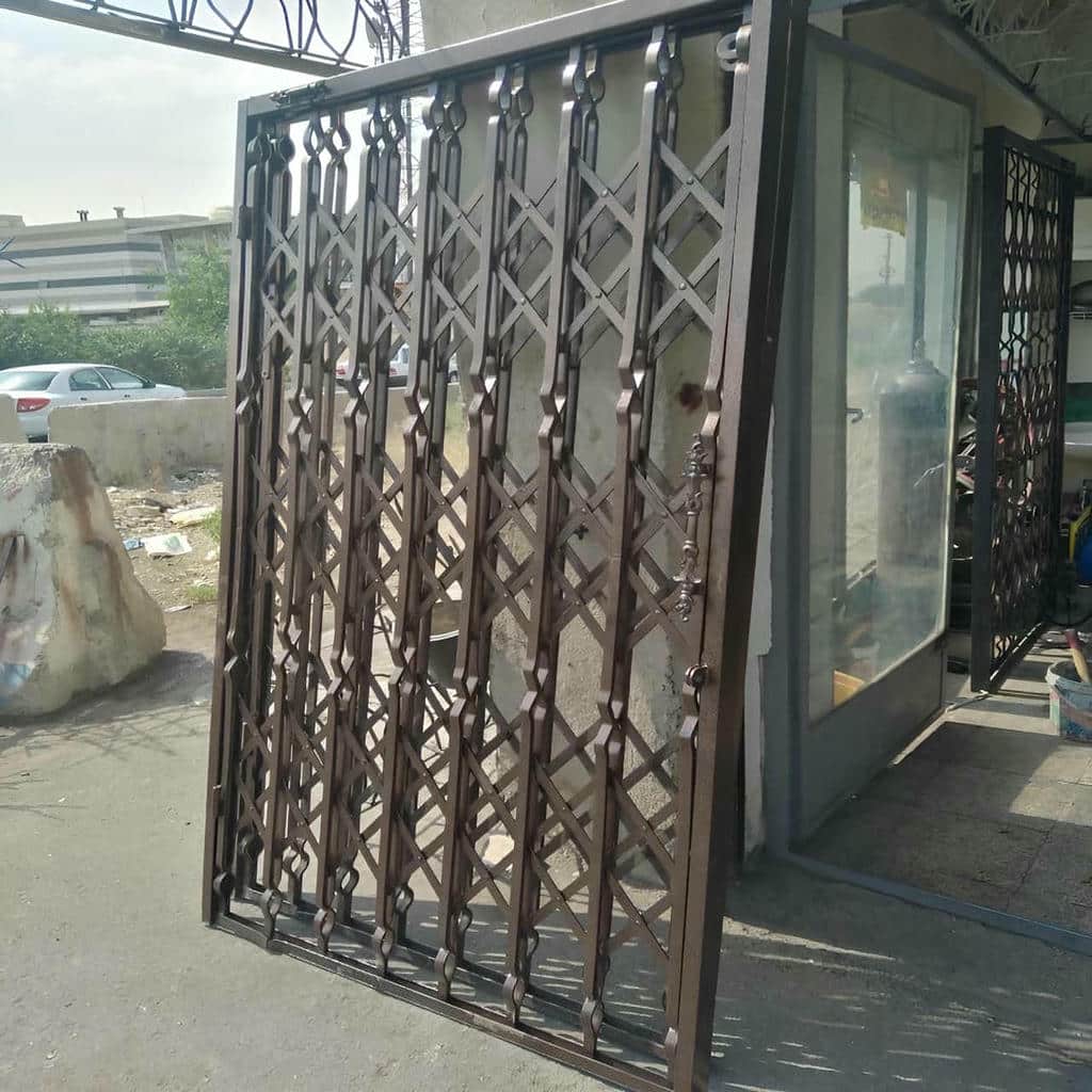 خرید درب آکاردئونی مدل تقویت شده در نیشابور