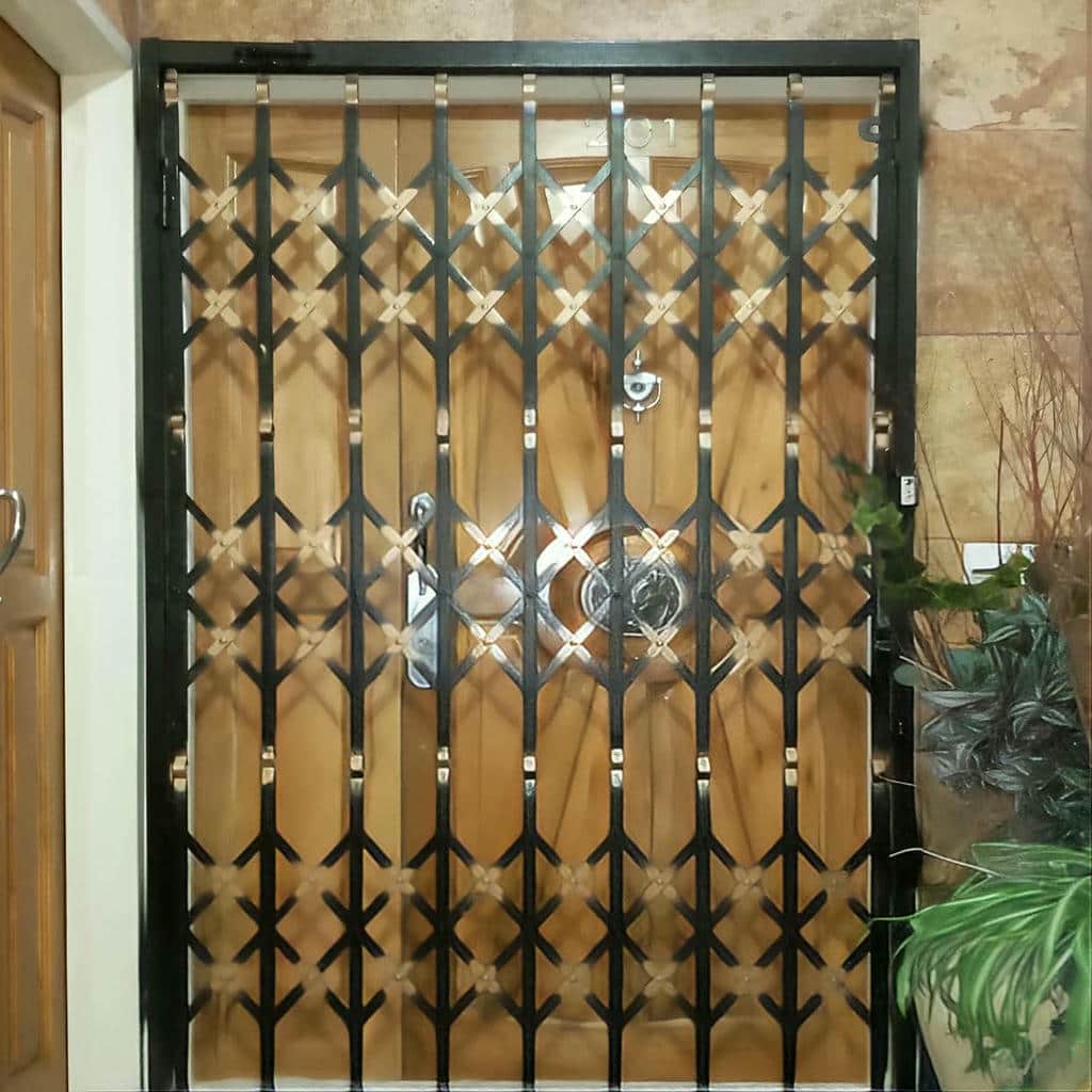 خرید درب آکاردئونی قفل ضدبرش در عظیمیه کرج