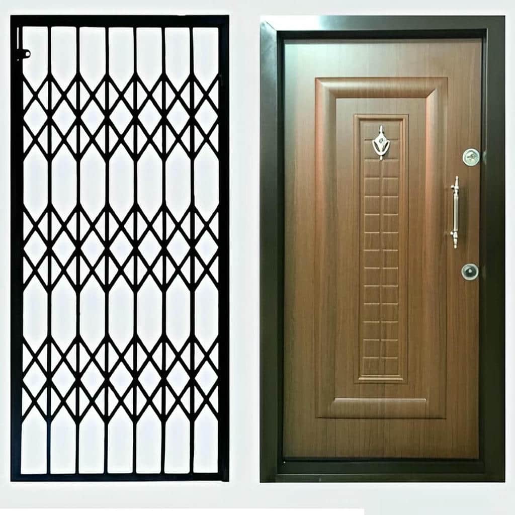 نصب درب آکاردئونی دقیق ریل در دماوند