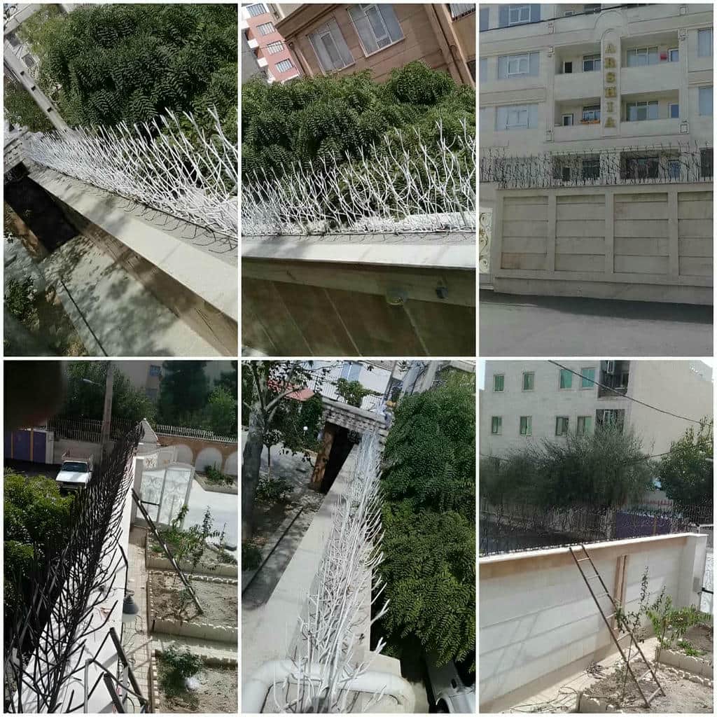 نصب حفاظ شاخ گوزنی میلگرد ضخیم در کمال شهر