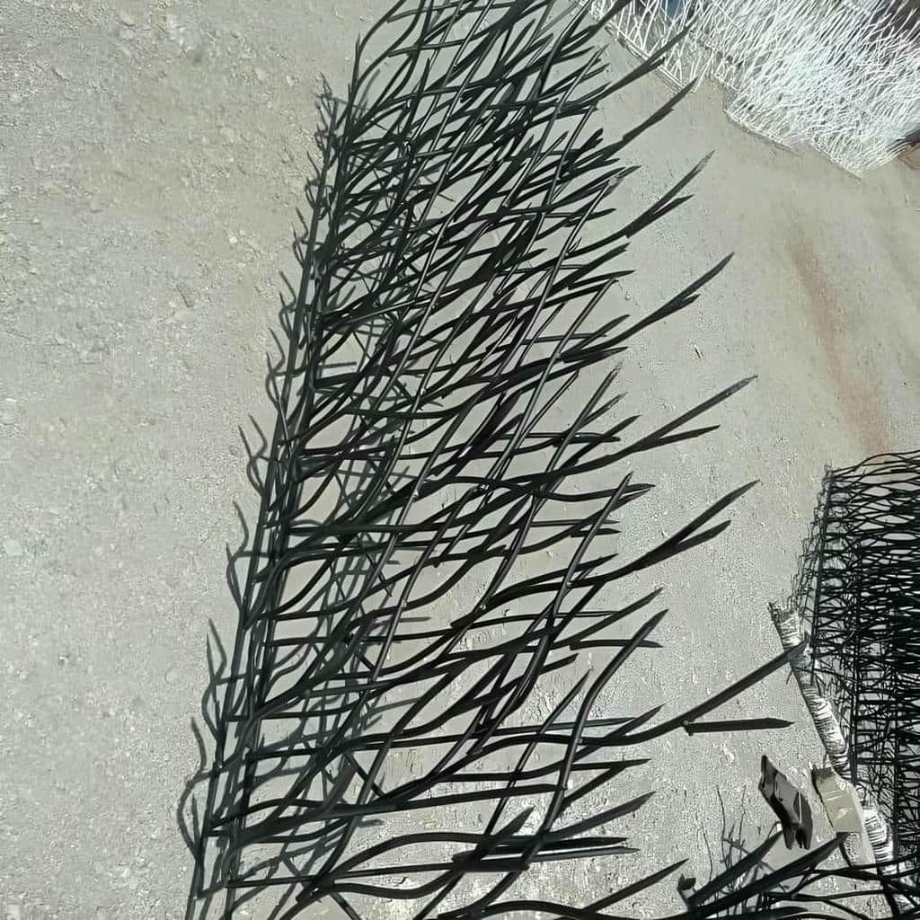 نصب حفاظ شاخ گوزنی میلگرد تقویت شده در آبسرد