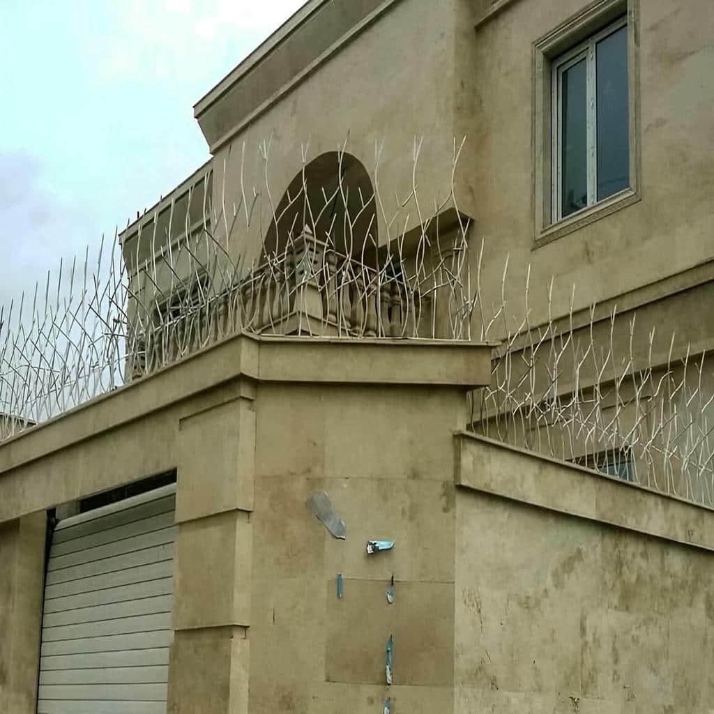 نصب حفاظ شاخ گوزنی ضدزنگ صنعتی در رامسر