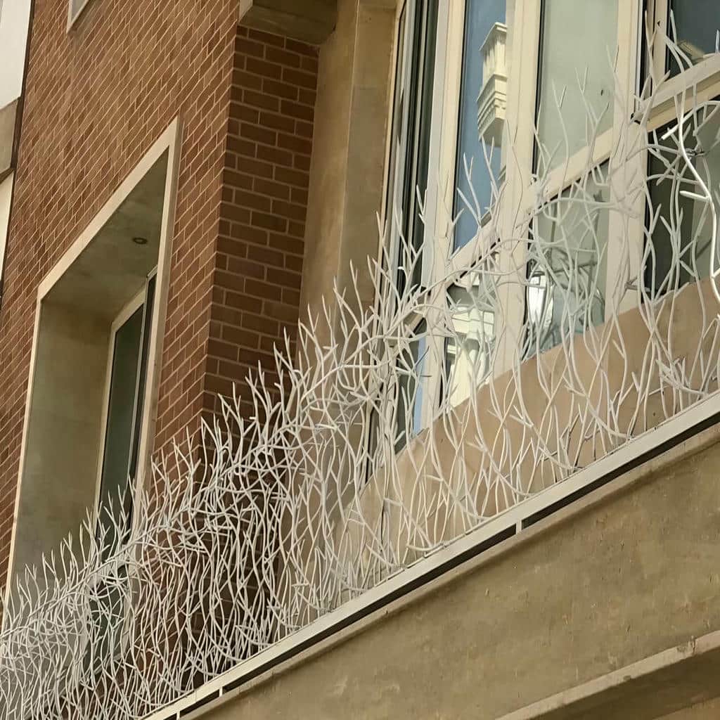نصب حفاظ شاخ گوزنی ضدزنگ صنعتی در یزد
