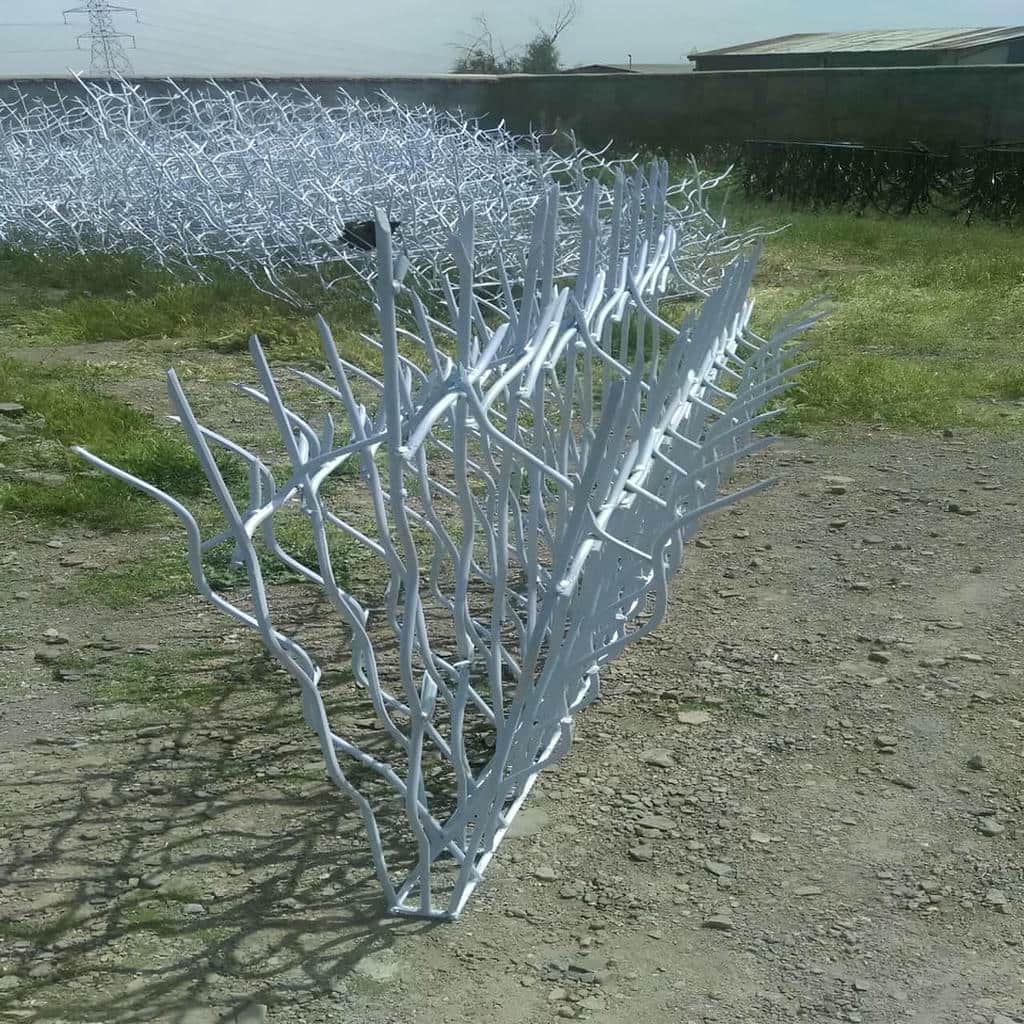 نصب حفاظ شاخ گوزنی رنگ کوره ای در عظیمیه کرج