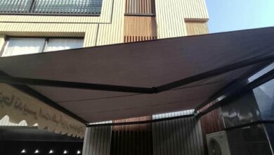 سایبان برقی در بندر لنگه