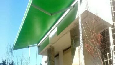 سایبان برقی در قزوین