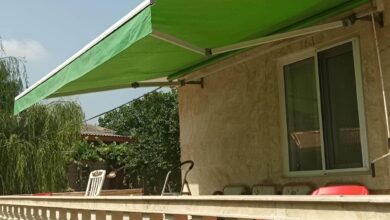 سایبان برقی در فردیس کرج