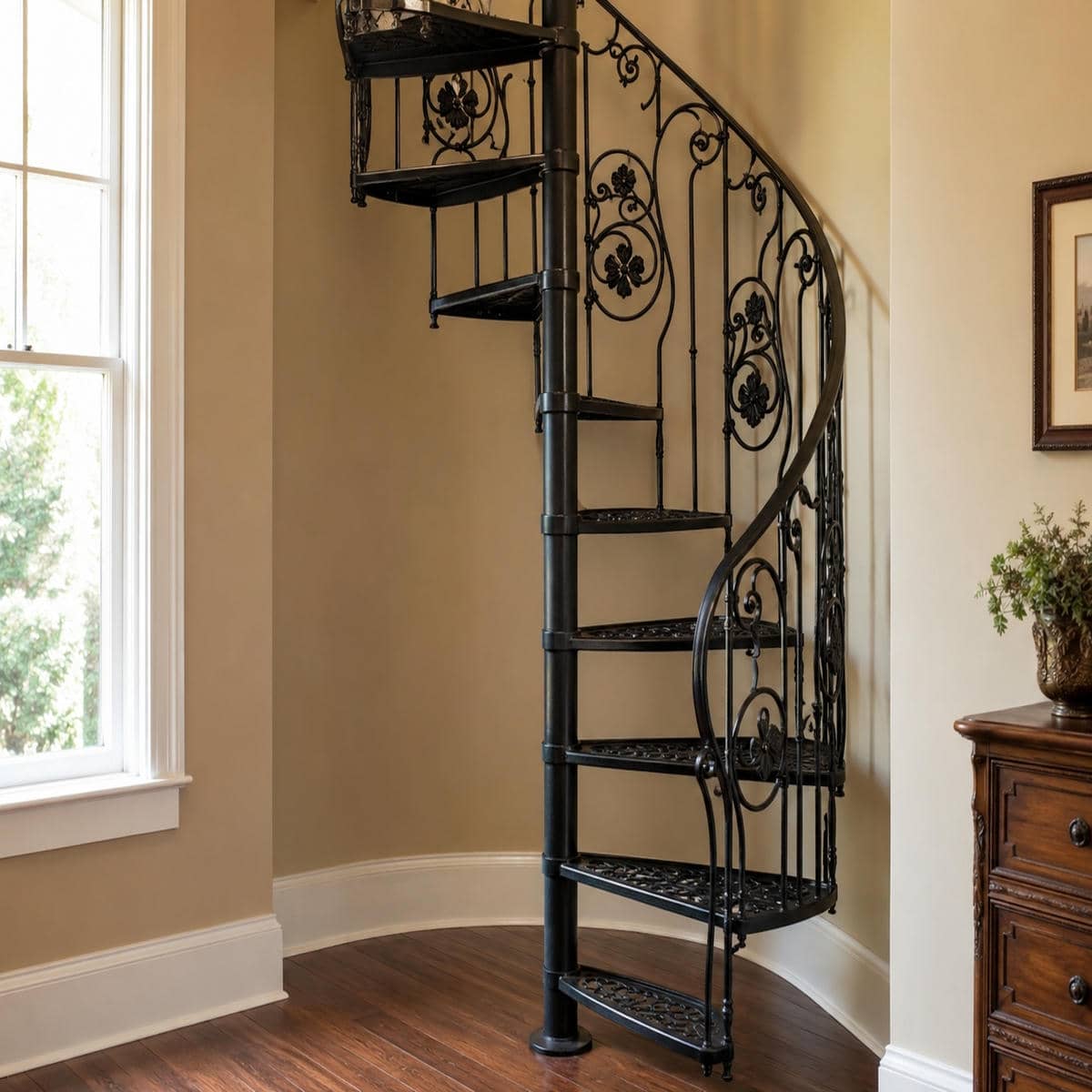 پله بیرونی آهنی مقاوم