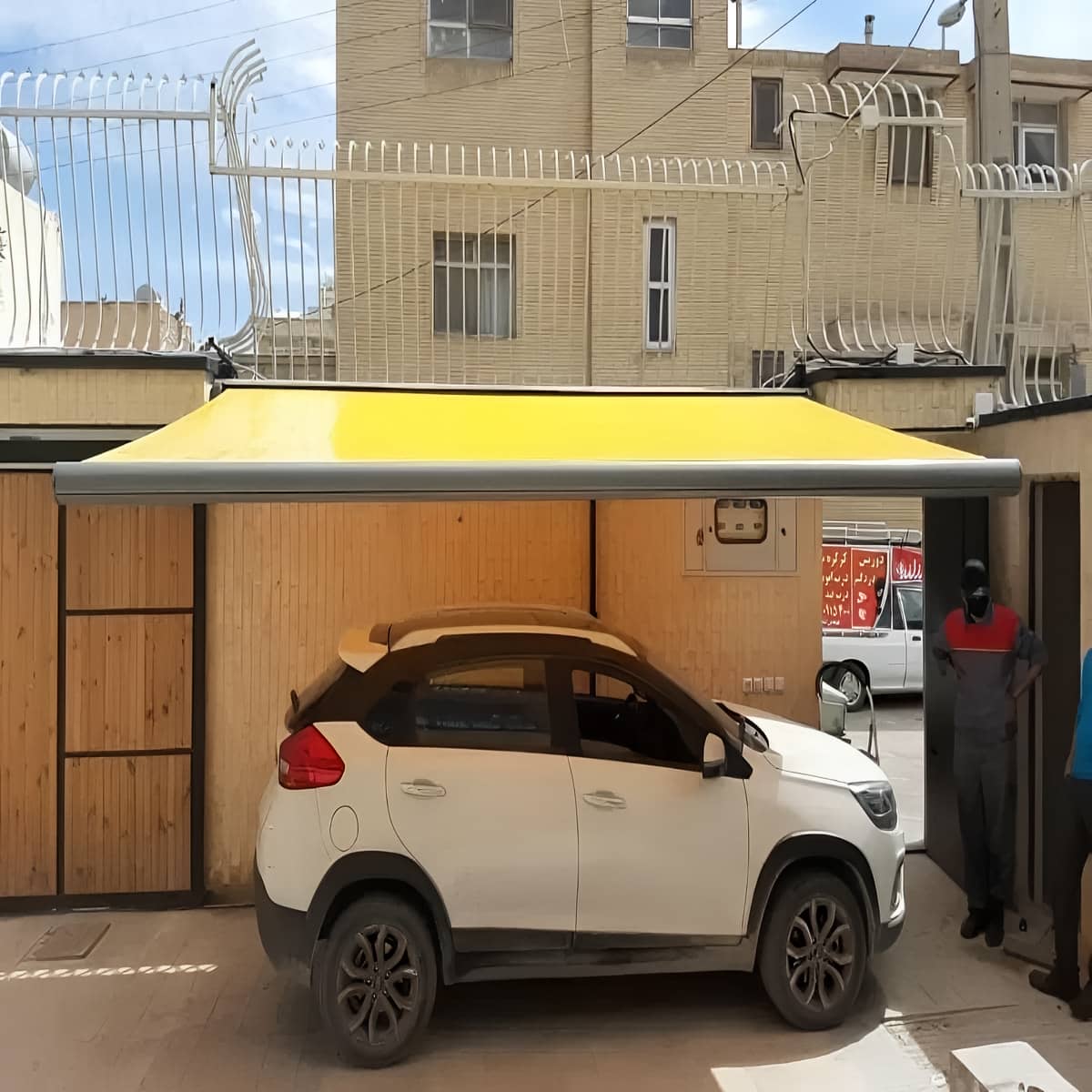 سایبان برقی ضد UV برای محافظت پوست و مبلمان