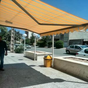 سایبان برقی فول باکس ویژه فضاهای تجاری