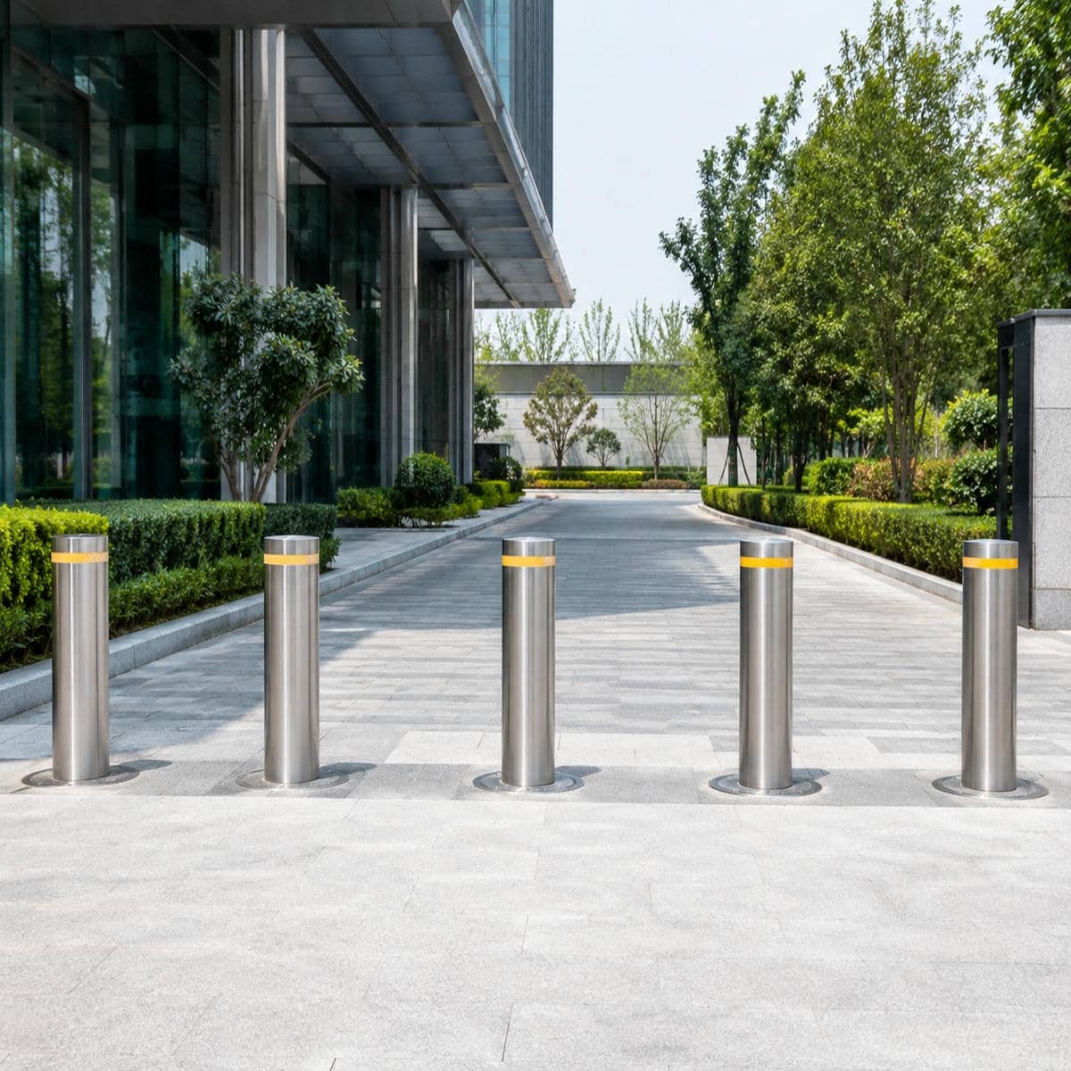 راهبند پارکینگ صنعتی با موتور قدرتمند