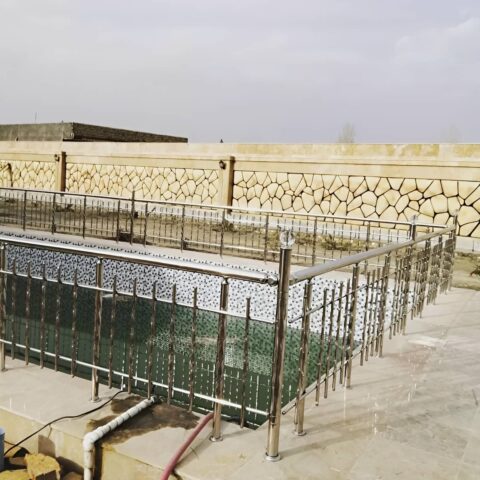 هندریل استیل دیواری ایمن