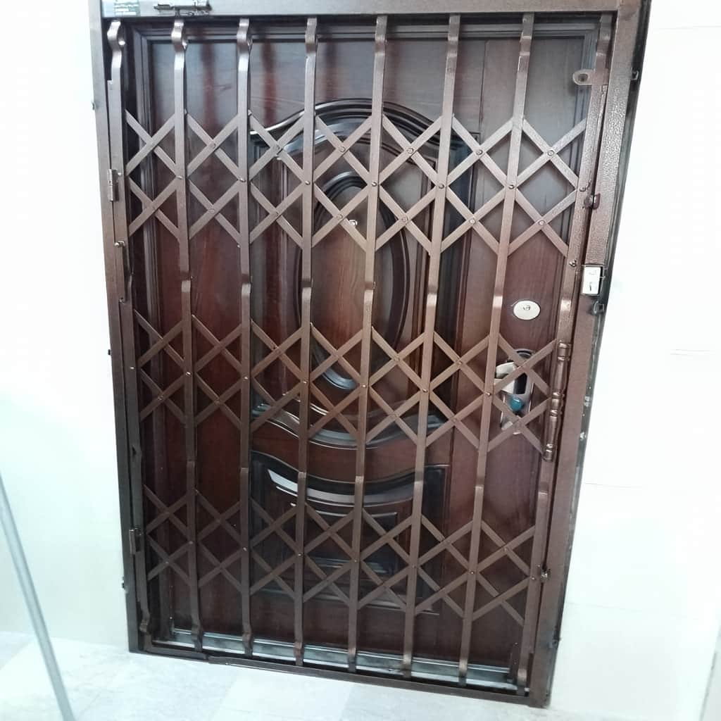 9 طرح حفاظ آکاردئونی آهنی سه لوزی