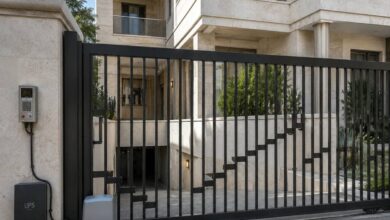 9 مدل درب برقی پارکینگ ریلی