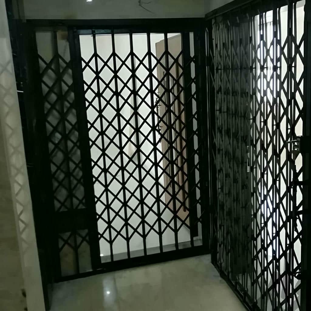 نصب درب آکاردئونی قفل مخفی کتابی بر اساس جهت بازشو