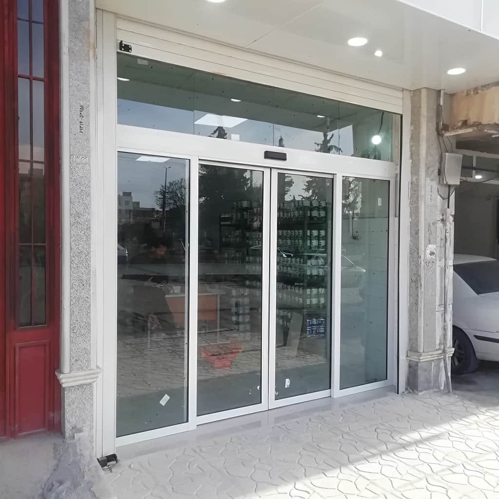 6 مدل درب اتوماتیک شیشه ای گردان لابی