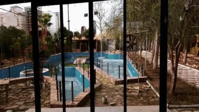 8 نمونه درب اتوماتیک شیشه ای تلسکوپی عرض کم
