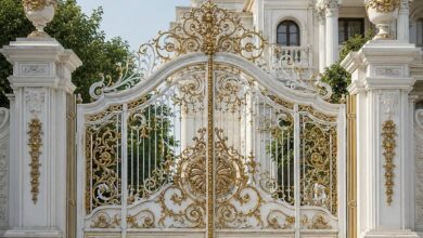 10 مدل درب پارکینگ ساده پروفیلی