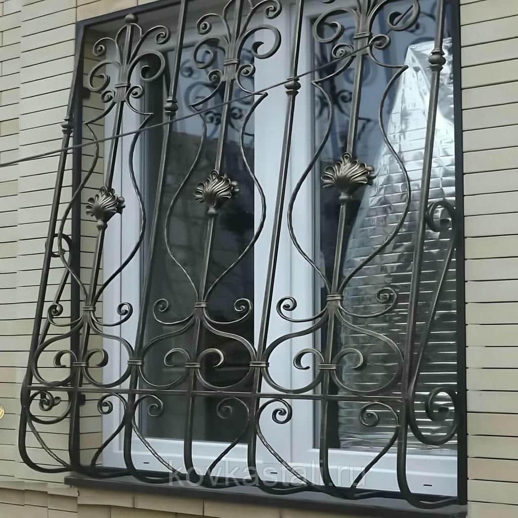 قیمت نرده پنجره فلزی شاسی دار بر اساس ابعاد و مدل