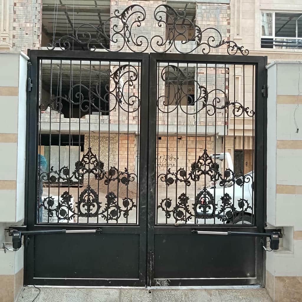 نصب موتور جک پارکینگی بازویی بر اساس محل پایه‌ها