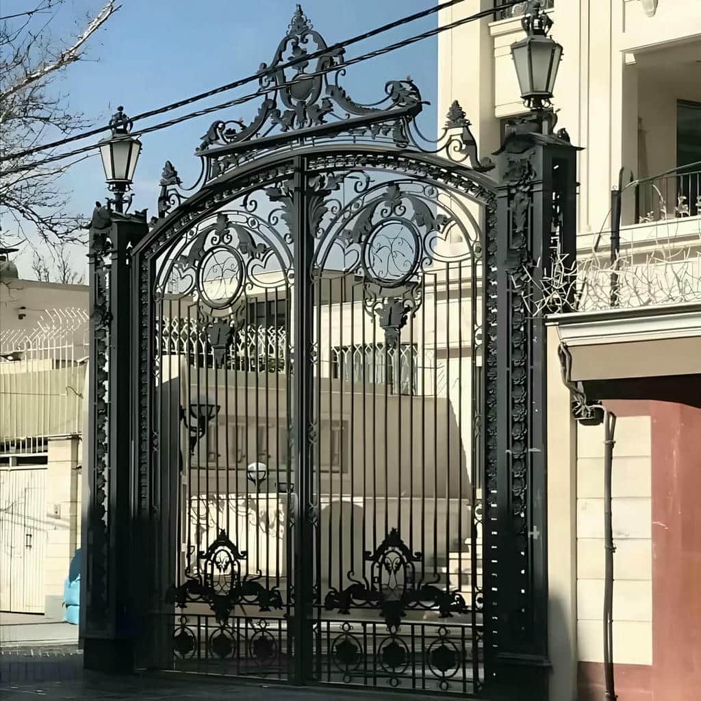 درب پارکینگ CNC پنل فلزی با اندازه گیری دقیق دهانه