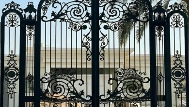 9 مدل درب ویلا مدرن نمای سنگی