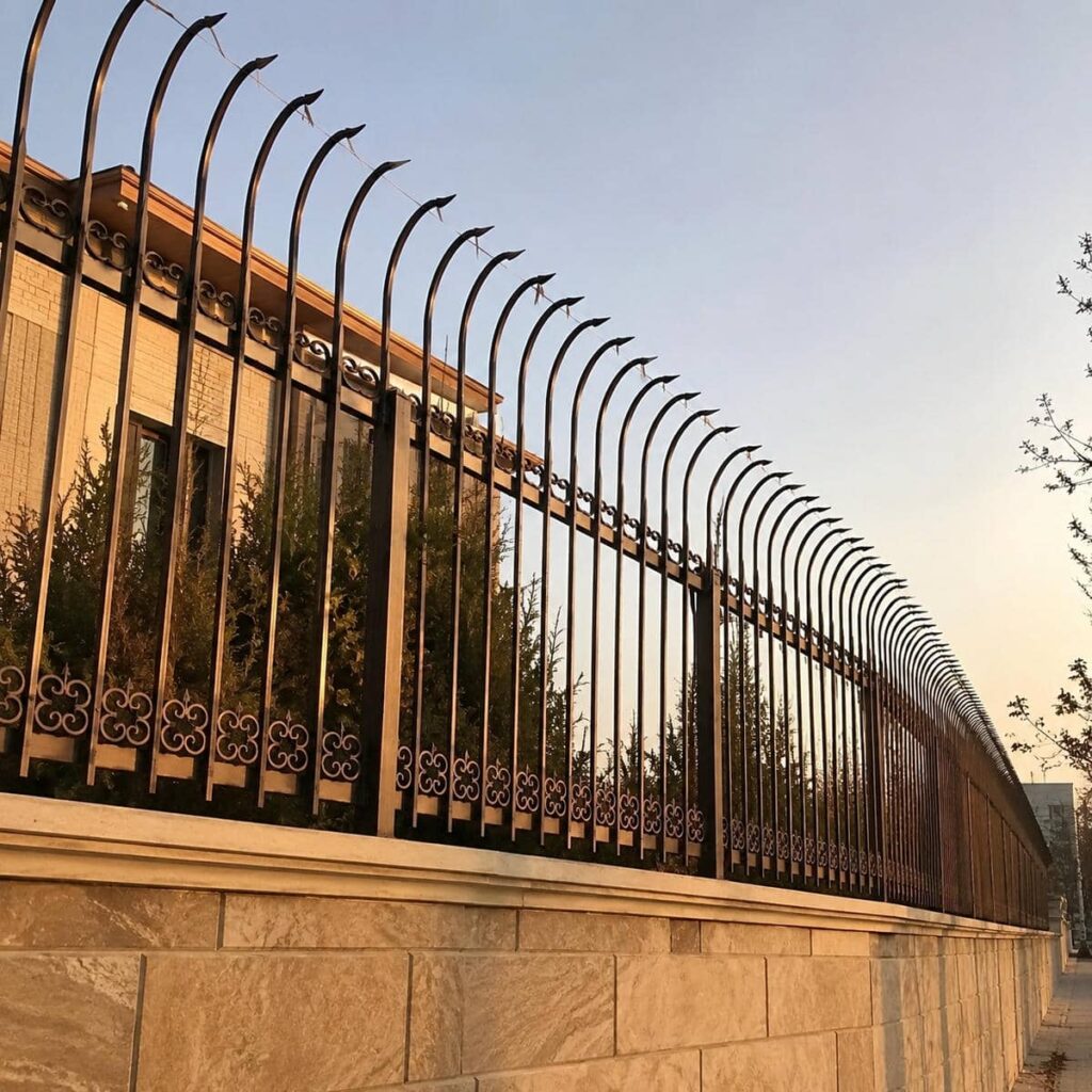 حفاظ دیوار رنگ کوره ای با پوشش ضدزنگ مقاوم