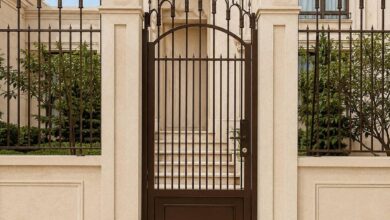 8 طرح حفاظ دیوار کوتاه حیاط