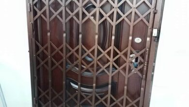 9 طرح حفاظ آکاردئونی آهنی سه لوزی